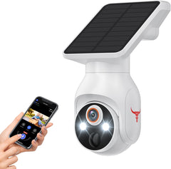 Pivamo™ Solar Pan-Tilt Wi-Fi Camera 2k