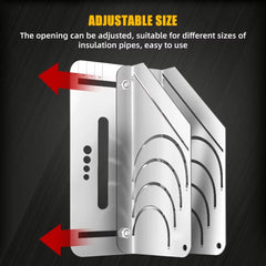 Pivamo™ Precision Pipe Insulation Cutting Guide