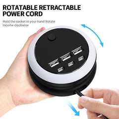 Pivamo™ 6 Port USB Power Strip