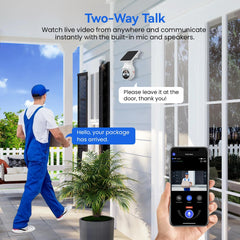 Pivamo™ Solar Pan-Tilt Wi-Fi Camera 2k