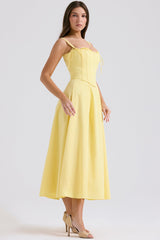 Lacework Slit Dress Set